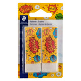 STAEDTLER COMIC ERASERS SET OF 2