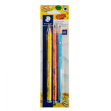 Staedtler HB Triangular Jumbo Learner's Pencils Pack of 3 - Comic Style Range