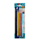 Staedtler HB Triangular Jumbo Learner's Pencils Pack of 3 - Comic Style Range