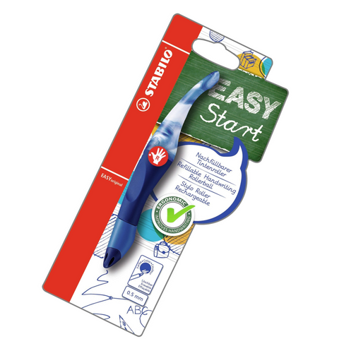 STABILO EASY Start EASYoriginal Right or Left Handed Rollerball in sapphire blue