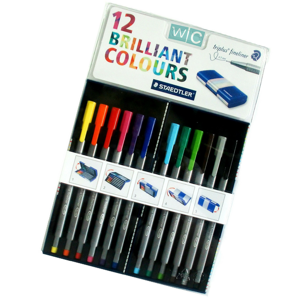 Staedtler Triplus Fineliner Color Pen 334 0.3mm 20 Pack • Price »