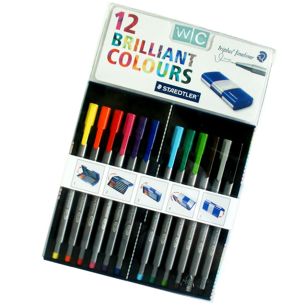 Tesco Brand Bullet Tip Whiteboard Pens Tesco Staedtler Triplus