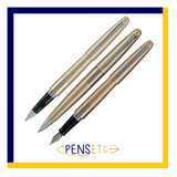 Pilot MR Matt Gold Fountain Pen, Rollerball or Ballpoint - Gift Boxed
