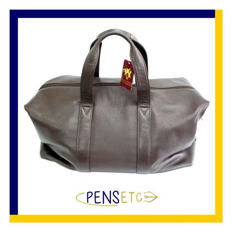 Quindici Leather Soft Holdall Brown *Special Purchase* QNL112
