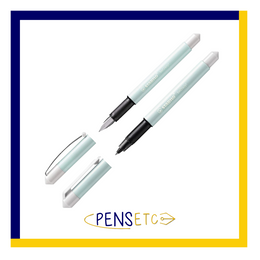 Stabilo BeCrazy Rollerball and BeCrazy Fountain Pens - Turquoise Pastel Pen Set of Two