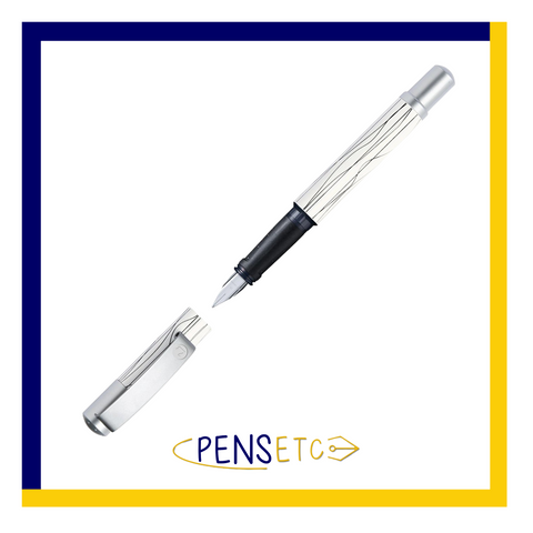 Stabilo beFab! Black and White Line Design Fountain Pen