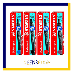 Stabilo EASYoriginal Refills x3 in Black, Blue, Red or Lilac 6890