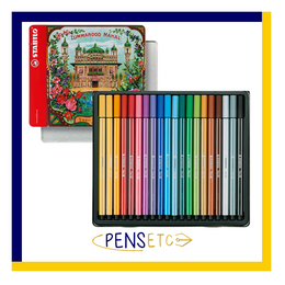 Stabilo Pen 68 Felt Tip Pens x20 in Limited Edition Gift Tins