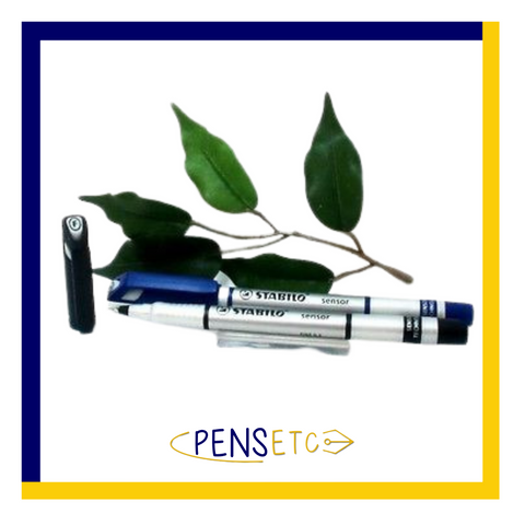Stabilo Sensor Fineliner Pen 2 Pack in Black or Blue Ink 189 Fine