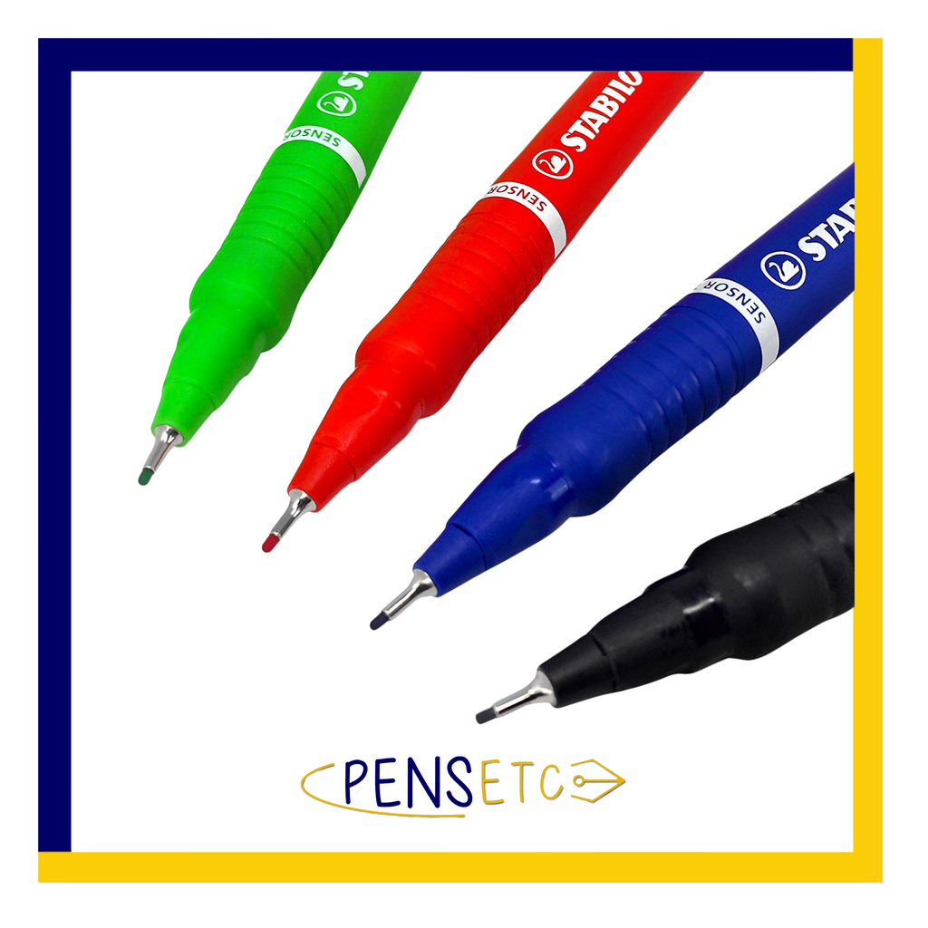 Souvenir onderbreken Belegering STABILO Sensor Fineliners Pack of 4 – Pens Etc