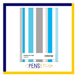 Instawrap "Stripes for Him" Lick & Stick Wrapping Paper