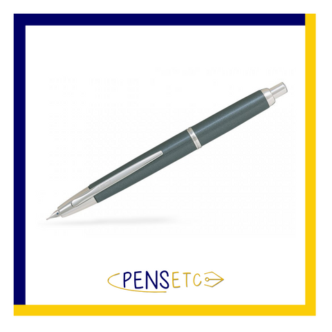 Pilot Capless Decimo Vanishing Point Retractable Fountain Pen Grey/Rhodium Trims