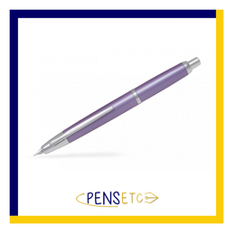 Pilot Capless Decimo Vanishing Point Retractable Fountain Pen Violet Lilac/Rhodium Trims