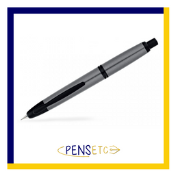 Pilot Capless Vanishing Point Retractable Fountain Pen Grey with Black Trims