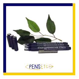Pilot Drawing Pen Set x3 Writing Widths Sizes 1 3 & 5 Black Ink