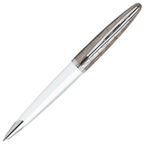 Waterman Carène Ballpoint Pen White Lacquer Body with Chrome Trims S0700380