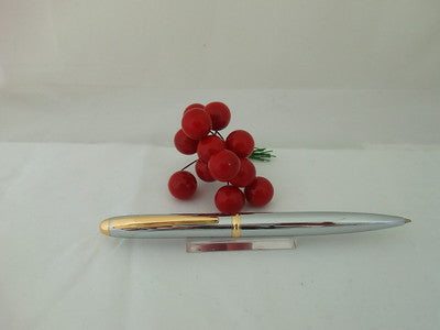 X-Pen Classic Ballpoint Pen in Chrome with Gold Detail 121B