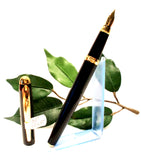 X-Pen Classic Fountain Pen and Ballpoint Pen Set in Black with Gold Detail 126