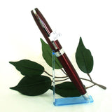 X-Pen Legend Ballpoint Pen in Dark Burgundy with Chrome Detail 405B