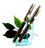X-Pen Legend Fountain Pen, Ballpoint or Both in Gunmetal Grey with Gold Detail 403B