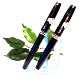 X-Pen Legend Fountain Pen and Ballpoint in Dark Navy Blue with Gold Detail 404FPBP