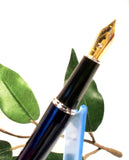 X-Pen Legend Fountain Pen and Ballpoint in Dark Navy Blue with Gold Detail 404FPBP