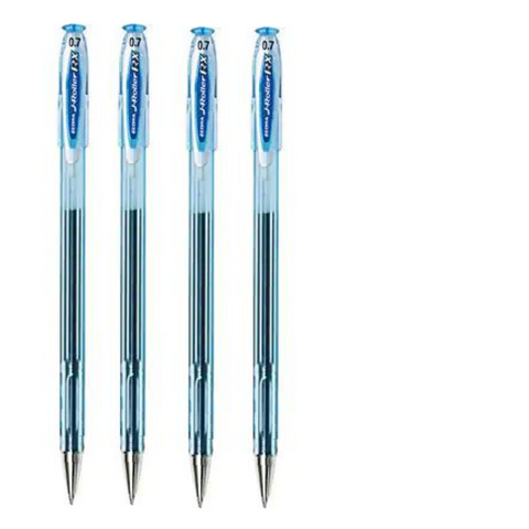 Zebra RX J-Roller Rollerball Pen x4 Pack in Black or Blue