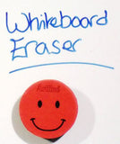 Artline Smiley Face Magnetic Dry Wipe Eraser for Whiteboards Available in 6 Colours