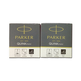 Parker Quink Mini Ink Cartridges x 12 available in 6 Colours