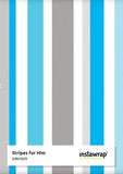 Instawrap "Stripes for Him" Lick & Stick Wrapping Paper