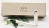 Parker Urban Premium Pearl and Chrome Fountain Pen MEDIUM