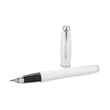 Parker Urban Premium Pearl and Chrome Fountain Pen MEDIUM