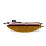 Pilot Capless Decimo Vanishing Point Retractable Fountain Pen DuskyPink/Rhodium Trims Medium Nib