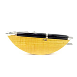 Pilot Capless Fountain Pen in Black with Rhodium Trims and a Medium Nib