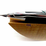 Pilot Capless Fountain Pen in Black with Rhodium Trims and a Medium Nib