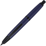 Pilot Capless Vanishing Point Retractable Fountain Pen Matt Blue/Matt Black Trims