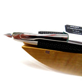 Pilot Capless "Vanishing Point" Retractable Fountain Pen CARBONESQUE BLACK/CHROME Fine