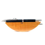 Pilot Capless Vanishing Point Retractable Fountain Pen Carbonesque Blue/Chrome