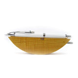 Pilot Capless Vanishing Point Retractable Fountain Pen Carbonesque White/Chrome