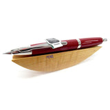 Pilot Capless Vanishing Point Retractable Fountain Pen Red/Rhodium Trim