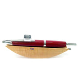 Pilot Capless Vanishing Point Retractable Fountain Pen Red/Rhodium Trim