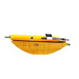 Pilot Capless Vanishing Point Retractable Fountain Pen Yellow with Chrome Trims
