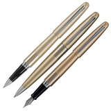Pilot MR Matt Gold Fountain Pen, Rollerball or Ballpoint - Gift Boxed