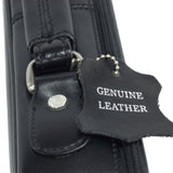 Quindici Leather 15.6 Inch Laptop Bag Black QSB 715