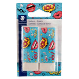STAEDTLER COMIC ERASERS SET OF 2