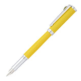 Sheaffer Ferrari Intensity Satin Yellow Fountain Pen with Chrome Trims