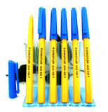 Staedtler 430-F Fine Stick Pen x6 0.25mm Writing Tip in Black, Blue, Red or Green