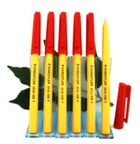 Staedtler 430-F Fine Stick Pen x6 0.25mm Writing Tip in Black, Blue, Red or Green