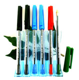 Staedtler 430-M Medium Stick Ballpoint Pen Multipack in Black, Blue, Red and Green x6