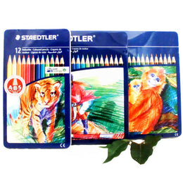 Staedtler Noris Club 145 Colour Pencil Tin Box - 3 sizes 12, 24 or 36